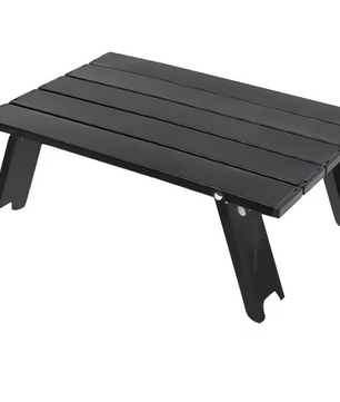 Mini Campingtafel Opvouwbaar – Ultralicht Aluminium Roll-Up Tafel voor Outdoor, Picknick en BBQ