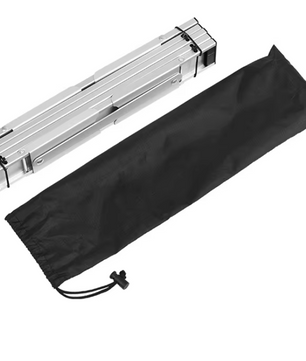Mini Campingtafel Opvouwbaar – Ultralicht Aluminium Roll-Up Tafel voor Outdoor, Picknick en BBQ