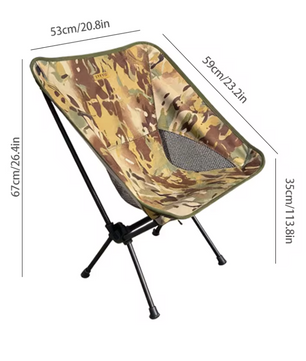 Opvouwbare Campingstoel – Ultralichte Moon Chair voor Tuin, Strand en Outdoor