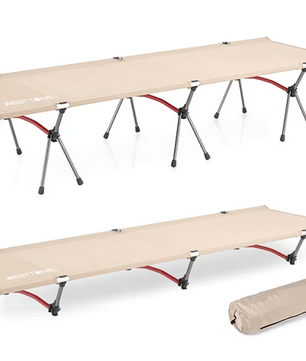 Opvouwbaar Campingbed – Ultralicht Aluminium Veldbed voor Outdoor, Hiking en Reizen