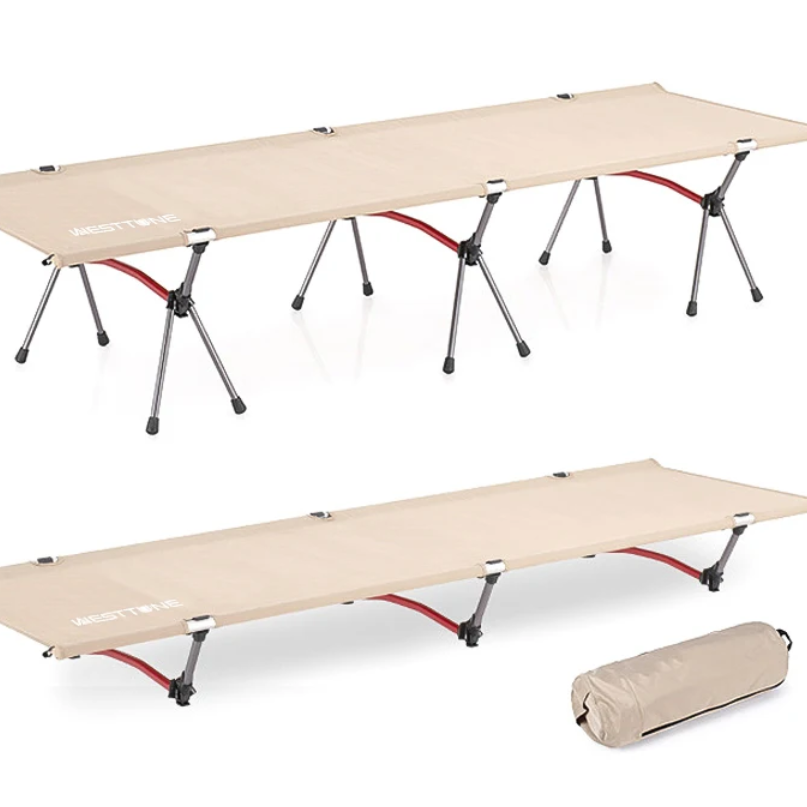 Opvouwbaar Campingbed – Ultralicht Aluminium Veldbed voor Outdoor, Hiking en Reizen