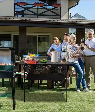 Opvouwbare Campingtafel – Lichtgewicht Aluminium Roltafel voor BBQ, Picknick en Outdoor