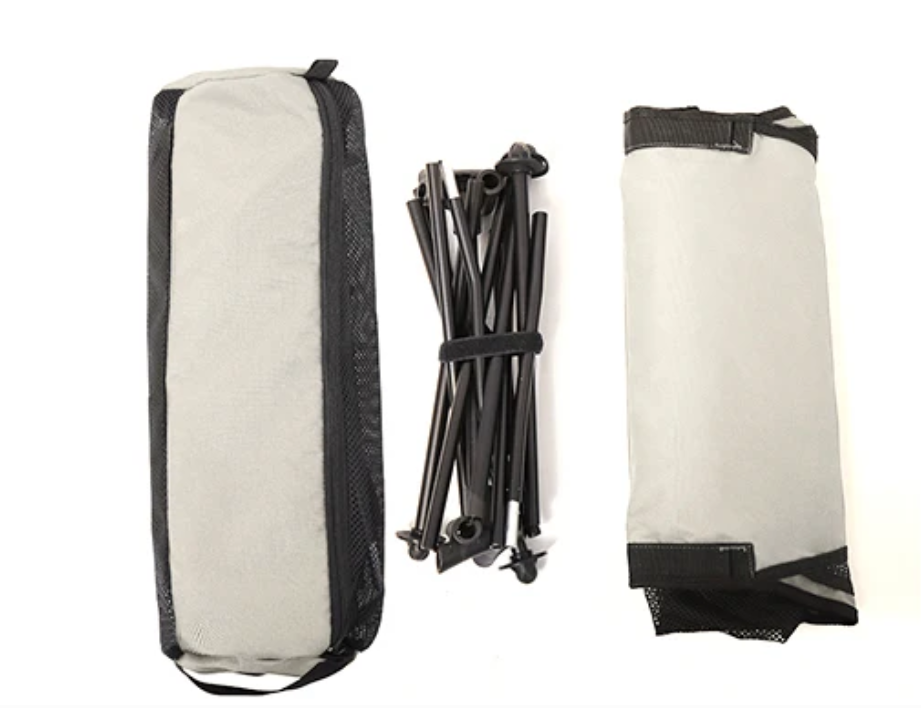 Opvouwbare Campingstoel met Hoofdsteun – Lichtgewicht Outdoor Stoel met Aluminium Frame