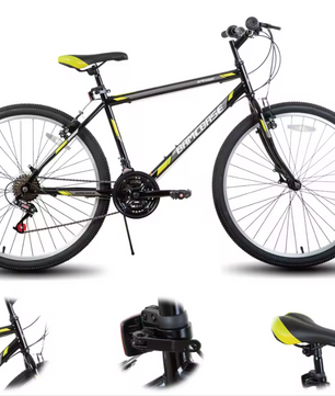 Mountainbike 24 / 26 Inch – 21 Versnellingen MTB met Stalen Frame voor Dames en Heren