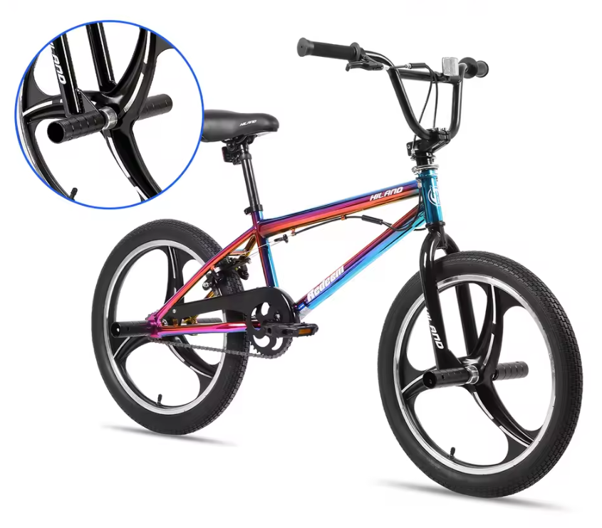 Kinder BMX Fiets 20 Inch – Freestyle BMX met 360° Rotor, 4 Pegs en Stevig Frame