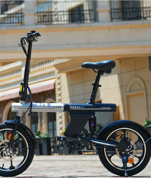 Opvouwbare Elektrische Fiets 16 Inch – Unisex E-Bike met 36V 12.8Ah Accu en Tot 60 km Actieradius