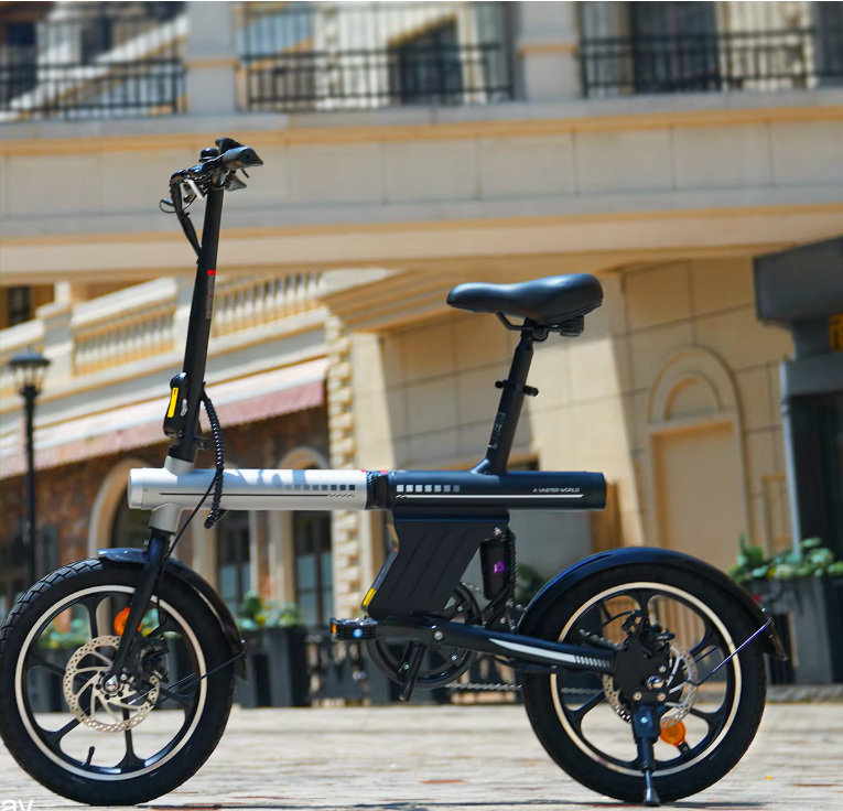Opvouwbare Elektrische Fiets 16 Inch – Unisex E-Bike met 36V 12.8Ah Accu en Tot 60 km Actieradius