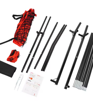 Multisport Net Set – Verstelbaar Volleybal, Badminton en Tennis Net met Draagtas