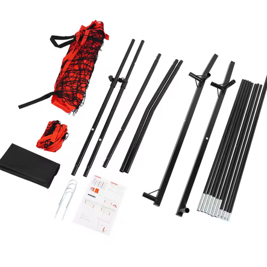 Multisport Net Set – Verstelbaar Volleybal, Badminton en Tennis Net met Draagtas