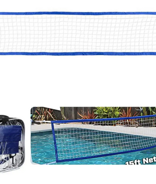 Draagbaar Volleybal Net – 450 cm Opvouwbaar Trainingsnet met Opbergtas