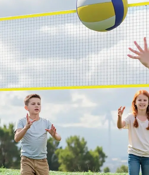 Vrijstaand Volleybal Net Set – 975 cm Verstelbaar met Draagtas en Complete Set