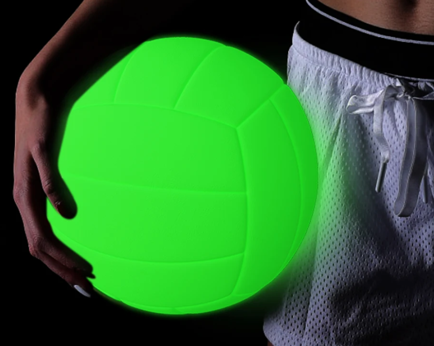 Glow Volleybal Maat 5 – Lichtgevende Bal voor Nacht en Strandspel