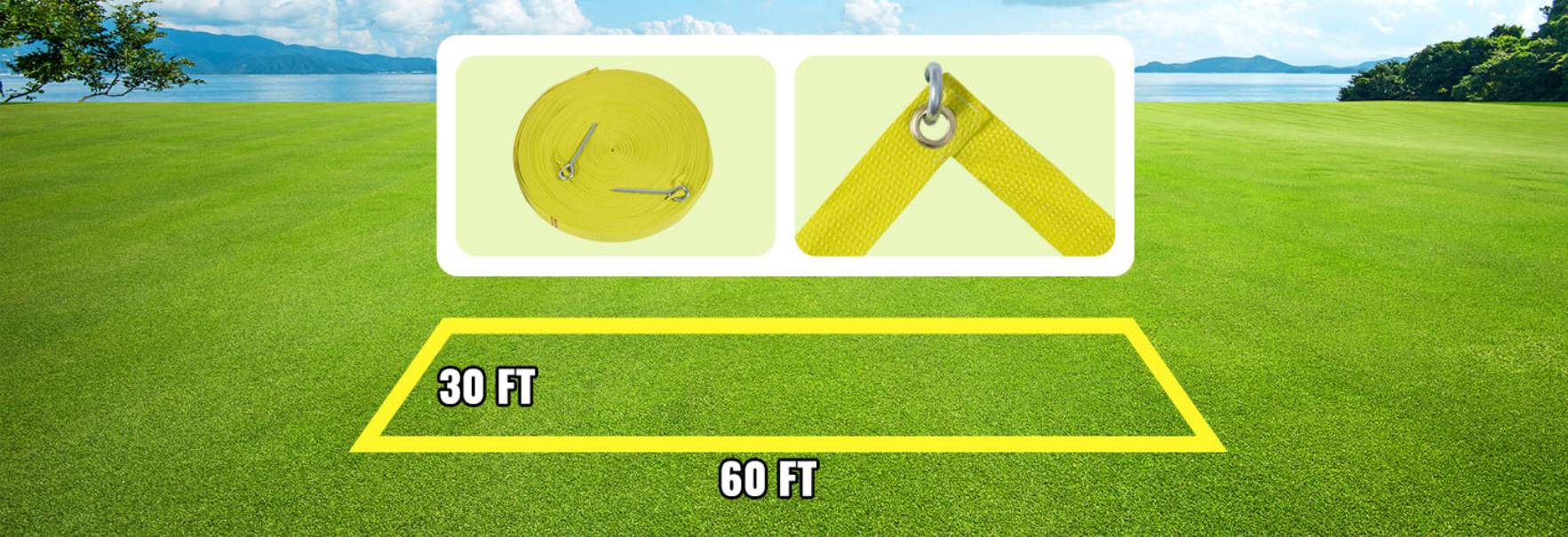 Complete Volleybal Net Set – Verstelbare Hoogte met Aluminium Palen en Draagtas