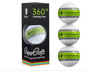 3-Laags PU Golfballen – Precisie Putter Ballen met 360° Uitlijningslijn