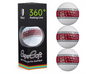 3-Laags PU Golfballen – Precisie Putter Ballen met 360° Uitlijningslijn