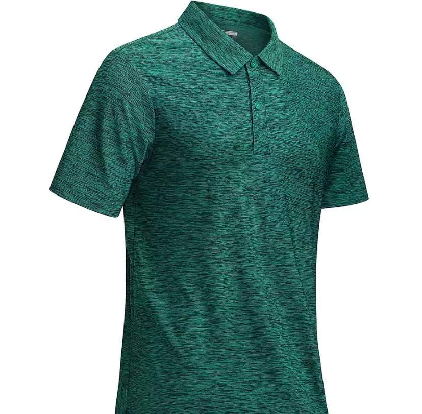 Heren Sport Polo Shirt – Sneldrogend & Ademend, Lichtgewicht Stretch Golfshirt voor Zomer en Vrije Tijd