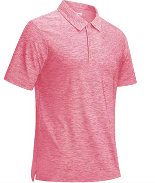 Heren Sport Polo Shirt – Sneldrogend & Ademend, Lichtgewicht Stretch Golfshirt voor Zomer en Vrije Tijd