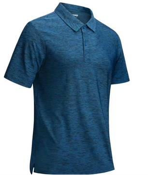 Heren Sport Polo Shirt – Sneldrogend & Ademend, Lichtgewicht Stretch Golfshirt voor Zomer en Vrije Tijd
