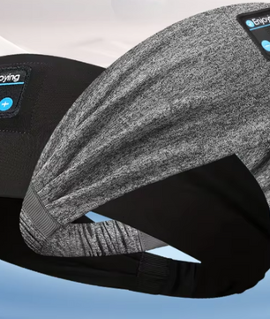 Bluetooth Sport Hoofdband met Oordopjes – Draadloze Muziek Headband voor Fitness en Slaap