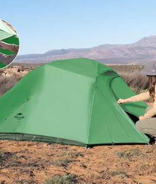 Ultralichte 3-Persoons Tent – Waterdichte Camping Tent met Grondzeil voor Hiking en Outdoor