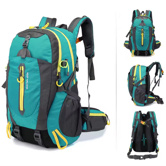 40L Outdoor Rugzak – Waterafstotende Backpack met Laptopvak voor Hiking, Reizen en Camping