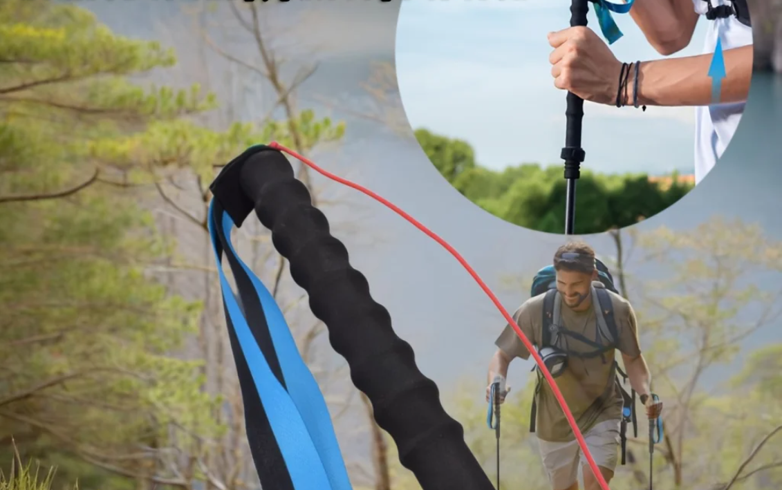 Opvouwbare Trekkingstokken – Ultralicht Aluminium Wandelstokken met Antislip Grip