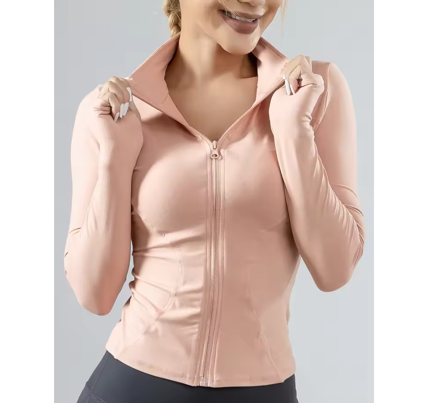 Dames Sportjack – Sneldrogend Fitness Jack voor Hardlopen en Training