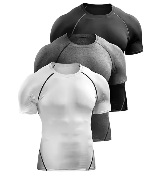 Sport T-shirt Heren – Sneldrogend en Ademend Fitness Shirt