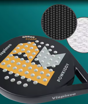 Ultralicht Carbon Padel Racket – Elastisch en Duurzaam Ontwerp