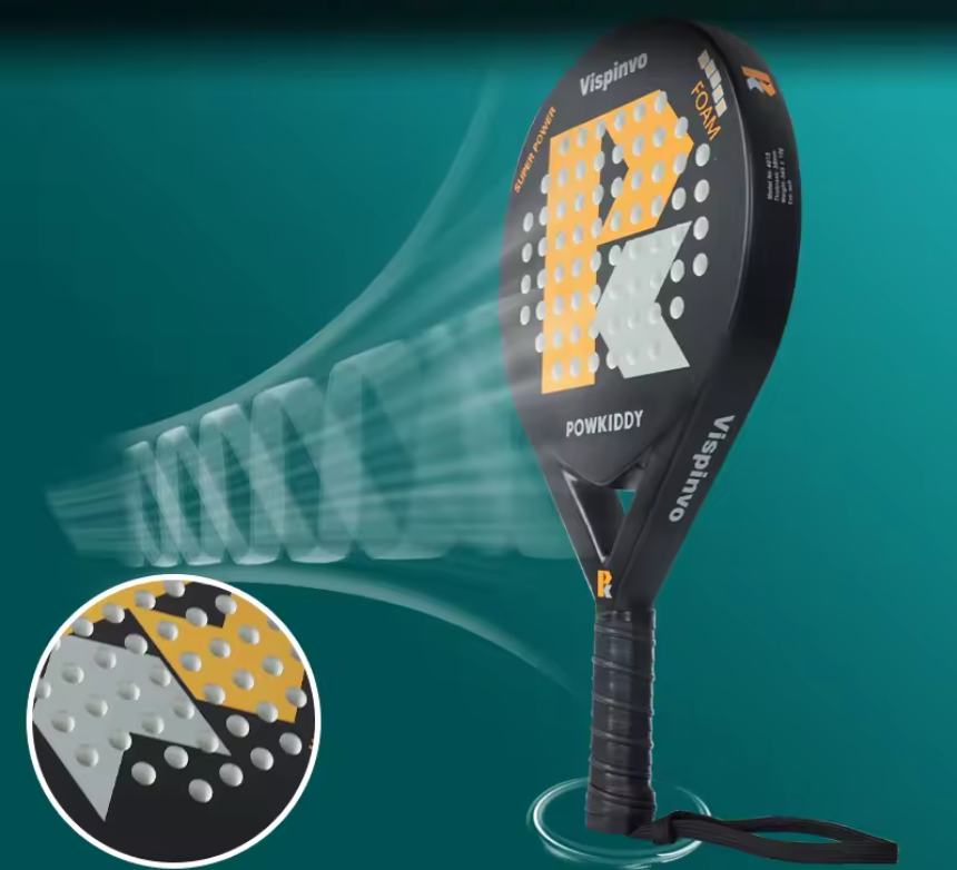 Ultralicht Carbon Padel Racket – Elastisch en Duurzaam Ontwerp