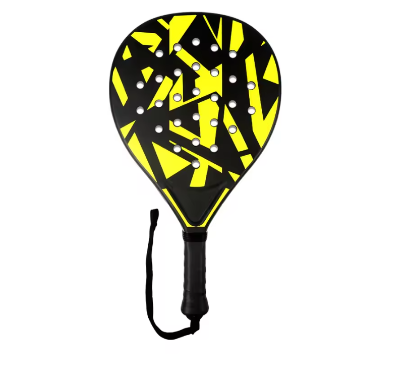 Padel Racket voor Beginners en Gevorderden – Duurzaam en Lichtgewicht met Anti-Vibratie Grip