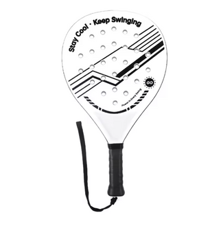 Padel Racket voor Beginners en Gevorderden – Duurzaam en Lichtgewicht met Anti-Vibratie Grip