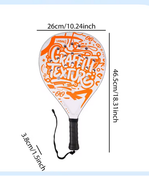 Padel Tennis Racket – Lichtgewicht Beginners Racket met Antislip Grip
