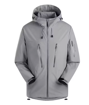 Unisex Outdoor Regenjas – Waterafstotend, Winddicht en Lichtgewicht, Hiking en Camping