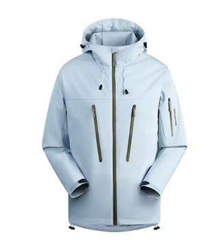 Unisex Outdoor Regenjas – Waterafstotend, Winddicht en Lichtgewicht, Hiking en Camping