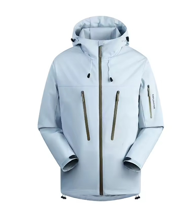 Unisex Outdoor Regenjas – Waterafstotend, Winddicht en Lichtgewicht, Hiking en Camping