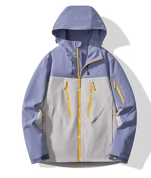 Unisex Outdoor Regenjas – Waterafstotend, Winddicht en Lichtgewicht, Hiking en Camping