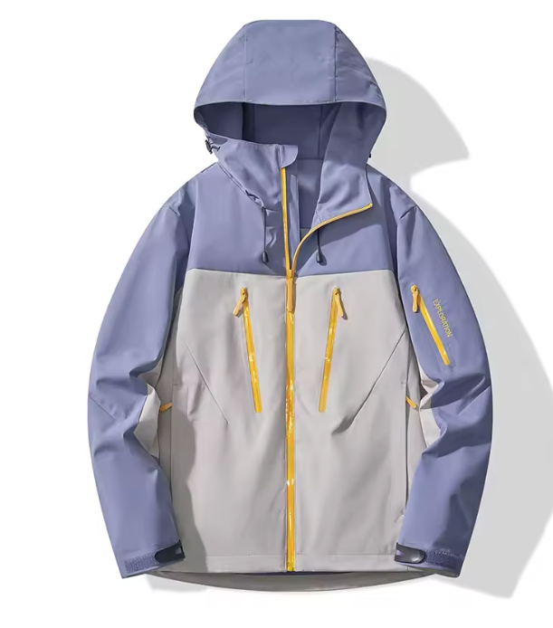 Unisex Outdoor Regenjas – Waterafstotend, Winddicht en Lichtgewicht, Hiking en Camping