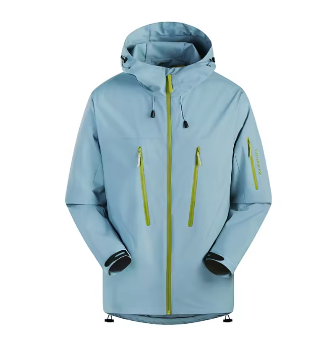 Unisex Outdoor Regenjas – Waterafstotend, Winddicht en Lichtgewicht, Hiking en Camping