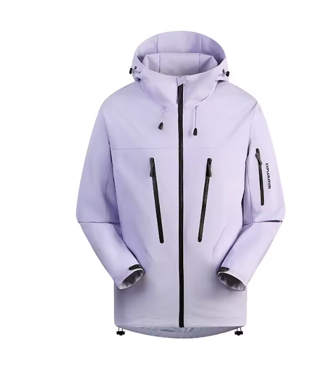 Unisex Outdoor Regenjas – Waterafstotend, Winddicht en Lichtgewicht, Hiking en Camping