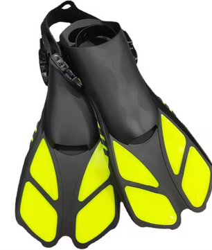 Snorkel Vinnen Verstelbaar – Open Hiel Duikvinnen met Gespen voor Comfort en Controle