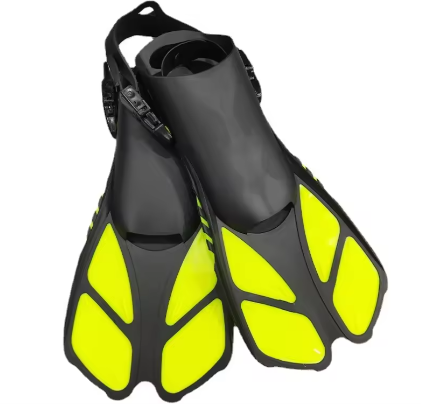 Snorkel Vinnen Verstelbaar – Open Hiel Duikvinnen met Gespen voor Comfort en Controle