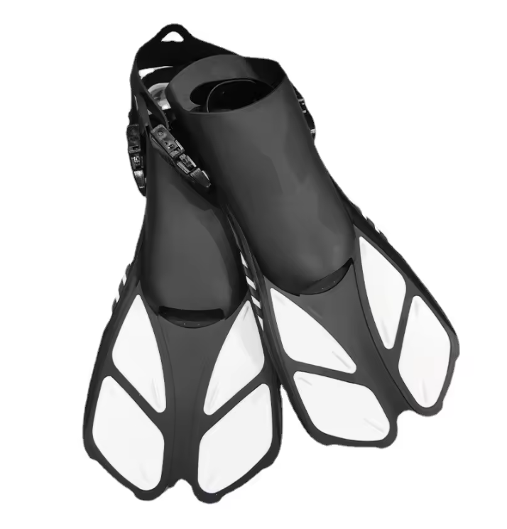 Snorkel Vinnen Verstelbaar – Open Hiel Duikvinnen met Gespen voor Comfort en Controle