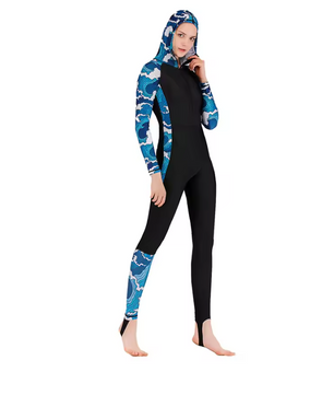 Full Body Rash Guard Wetsuit Unisex – Lycra Duikpak met Capuchon UV Bescherming