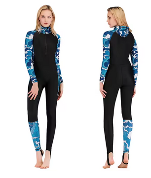 Full Body Rash Guard Wetsuit Unisex – Lycra Duikpak met Capuchon UV Bescherming