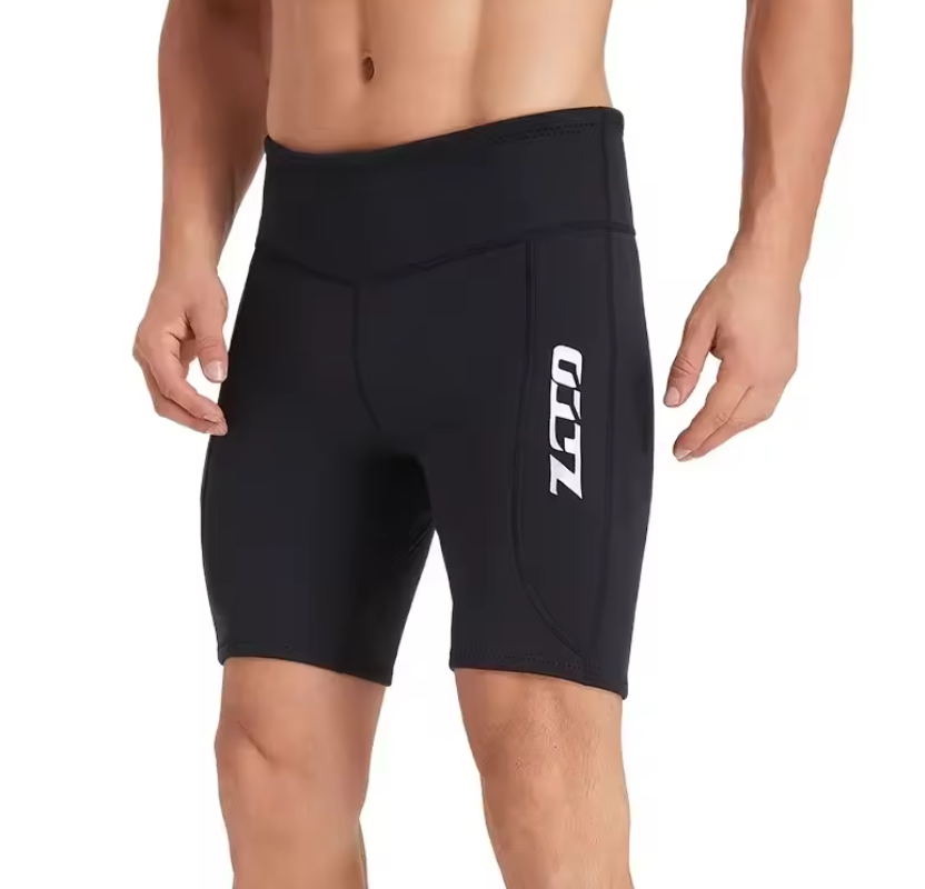 Heren Neopreen Wetsuit Shorts 2 mm – Flexibele Duikshorts voor Surfen en Zwemmen