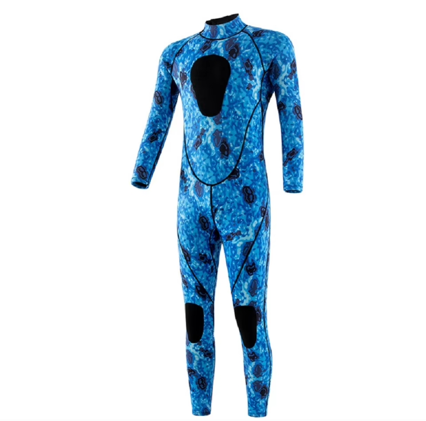 3 mm Neopreen Wetsuit – Full Body Duikpak Camouflage Warm en Flexibel