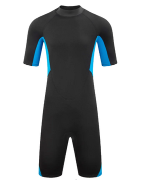 Heren Shorty Wetsuit 3 mm – Neopreen Zwempak met Rits, Flexibel en Comfortabel