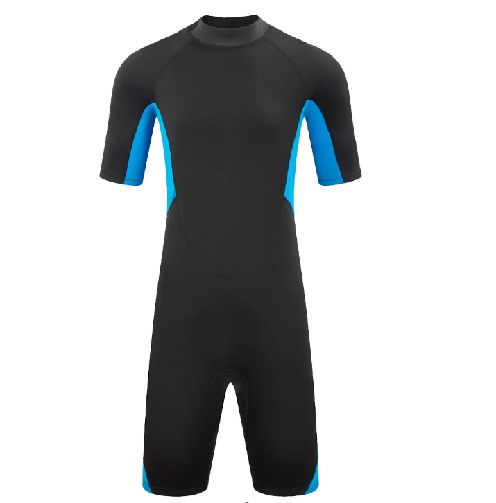 Heren Shorty Wetsuit 3 mm – Neopreen Zwempak met Rits, Flexibel en Comfortabel