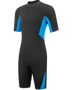 Heren Shorty Wetsuit 3 mm – Neopreen Zwempak met Rits, Flexibel en Comfortabel